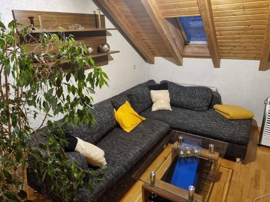 Gemuetliche Dachgeschosswohnung Erfurt Exterior foto